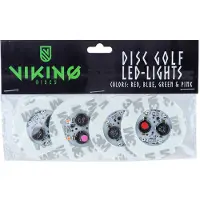 Viking Discs Led-valo Frisbeegolfkiekkoon, Väri (4kpl)