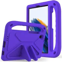 SKALO Samsung Galaxy Tab A11 Lasten suojakotelo, jossa on kahva ja jalusta - Violetti
