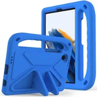 SKALO Samsung Galaxy Tab A11 Lasten suojakotelo, jossa on kahva ja jalusta - Sininen