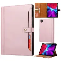 SKALO PU-Nahka Lompakkokotelo Kynänpidikkeellä sopii iPad Air 13" M4 (2026) - Pinkki