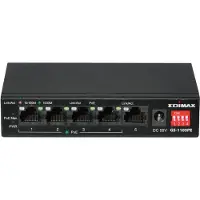 Edimax GS-1105PE, Hallitsematon, Gigabit Ethernet (10/100/1000), Power over Ethernet -tuki, Seinäkiinnitteinen