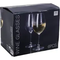 Excellent Viinilasipakkaus Allegra, 6 osaa, 350 ml, kirkas lasi