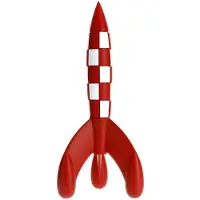 Moulinsart Statue måneraket Tintin (17 CM)