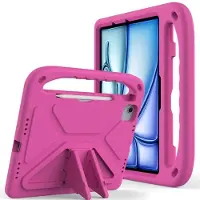 SKALO Lasten suojakotelo, jossa on kahva ja jalusta sopii iPad Air 11" M4 (2026) - Pinkki