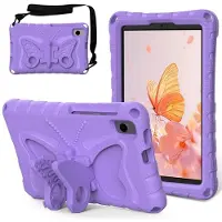 SKALO Samsung Galaxy Tab A9 Butterfly EVA Kotelo - Violetti