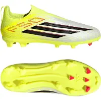 Adidas F50 League Laceless Fg/ag Born For Goals - Keltainen/musta/lucid Red Lapset, koko 30