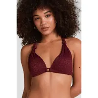Hunkemoller Aruba Moulded Triangle - Burgundy - XXL