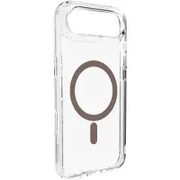 Puro Lite Mag TPU + PC MagSafe yhteensopiva iPhone 17 Air - läpinäkyvä ruskea rengas