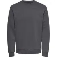 Only & Sons Collegepaita 'Ceres' tummanharmaa