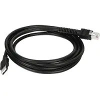 Zebra CBA-U46-S07ZAR, Musta, USB A, 2 m, LI36X8