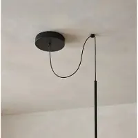 LEDS-C4 Led riippuvalaisin Invisible, himmennettävä, Musta, Olohuone/ruokailutila, Alumiini, Moderni