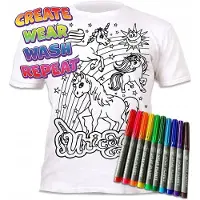 SPLAT PLANET T-shirt for multiple coloring Unicorn 9-11