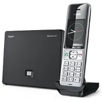 Gigaset BasicLine IPCOMFORT 500HX hopea-musta