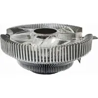 Gembird CPU-HURACAN-X40, Ilmanjäähdytin, 9 cm, 800 RPM, 1600 RPM, Läpinäkyvä