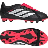 Adidas Predator Club Fold-over Tongue Fxg Immortal Dna - Musta/valkoinen/lucid Red Lapset, koko 36