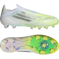 Adidas F50 Sparkfusion Elite Low Cut Laceless Fg/ag Born For Goals - Valkoinen/hopea/keltainen Nainen, koko 38