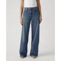 Levi's for woman. 0073B-0001 Dark blue Lightweight Wide Leg Jeans (24/31), Casual, Cotton, Denim