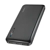 Logilink PA0338RF, 10000 mAh, 12 W, Musta