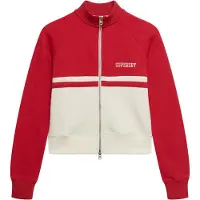 Superdry Ath Ess Zip Through Track - Red - 8