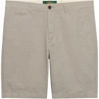 Superdry for man. M7110487A Shorts Premium Textured Chino beige (36), Casual, Cotton