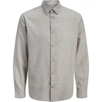 Jack & Jones Esummer Linen Blend Pitkähihainen Kauluspaita