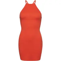 Superdry for woman. W8011537A Olympic back mini-dress orange (XS), Casual, Modal, Sleeveless / Straps