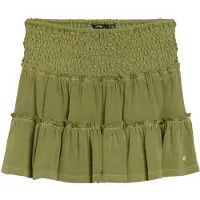 Superdry for woman. W7210319A Green tiered knitted mini skirt (XL), Casual, Cotton