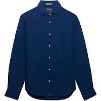 Superdry Riviera Linen Pitkähihainen Kauluspaita