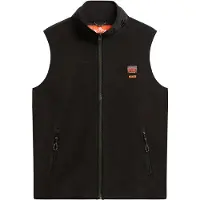 Superdry for man. M5012158A Fleece-lined waistcoat Active black (XL), Casual, Recycled Polister, Sustainable