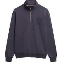 Superdry for man. M2014089A Sweatshirt Athletic Ess Half Zip grey (L), Casual, Cotton, Short sleeve