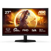 AOC G4 C27G42ZE, 68,6 cm (27"), 1920 x 1080 pikseliä, Full HD, LCD, 1 ms, Musta, Punainen