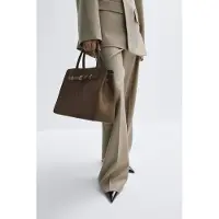 Gina Tricot  - Classic tote bag - käsilaukut - Ruskea - ONESIZE - Naiset