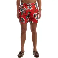 Superdry for man. M3010264A Hawaiian Print 16 red swimsuit (XXL), Beachwear, Recycled Polister
