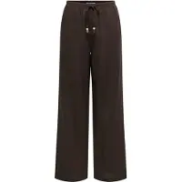 ONLY Onlisola Mw Pull-Up Wide Pant Pnt - Brown - XS x 32