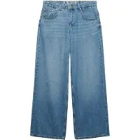 Superdry for woman. W7011256A jeans Mid Rise Baggy blue (26/30), Casual, Cotton, Denim