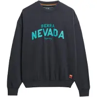 Superdry for woman. W2012408A Outdoor Location sweatshirt black (XS), Casual, Cotton