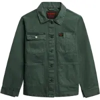 Superdry for woman. W5011991A Chore jacket green (M), Casual, Cotton