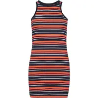 Superdry for woman. W8011412A Vintage Stripe Racer logo dress multicolour (M), Casual, Multicolor, Cotton, Sleeveless / Straps