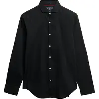 Superdry for man. M4011045A Black Classic Tailored Shirt (XL), Casual, Cotton, Long sleeve