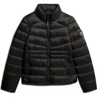 Superdry for woman. W5011821A Fuji quilted jacket black (XL), Casual, Sustainable, Recycled nylon
