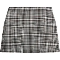 Superdry for woman. W7210239A Vintage tweed pleated mini skirt black (S), Casual, Polyester