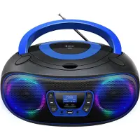 Denver TDB-212 DAB+ Boombox FM/BT/USB/CD/AUX blau