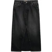 Superdry for woman. W7210339A Maxi skirt black (30), Casual, Cotton, Denim