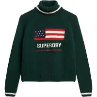 Superdry Americana Knit Korkeakauluksinen Neulepaita
