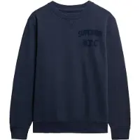 Superdry for man. M2014382A Sweatshirt Vintage Athletic Tonal navy (L), Casual, Cotton