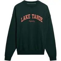 Superdry for woman. W2012408A Sweatshirt Outdoor Location green (L), Casual, Cotton