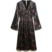 Superdry W8011795a Pitkähihainen Midi-mekko