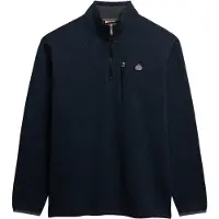 Superdry for man. M2014257A Storm Half Zip Sweatshirt navy (S), Casual, Polyester