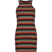 Superdry for woman. W8011412A Vintage Stripe Racer logo dress multicolour (XL), Casual, Multicolor, Cotton, Sleeveless / Straps
