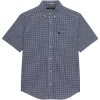 Superdry for man. M4011108A Preppy Poplin Shirt blue (L), Casual, Cotton, Short sleeve